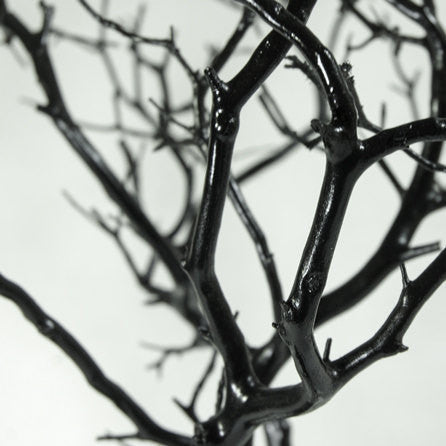 Update 24" Painted Black Jewelry Tree / Jewelry Organizer