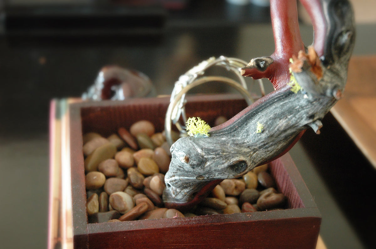 Update 24" Red Jewelry Tree / Jewelry Organizer