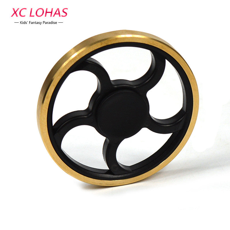 Round Hand Spinner Anti Stress Fidget Toys Fingertip Gyro Decompression Fidget Spinner Cool Gifts Fast Shipping